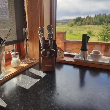 Cat Lovers Only! Bright And Peaceful Cabin With Views & Hot Tub Selfoss Eksteriør billede