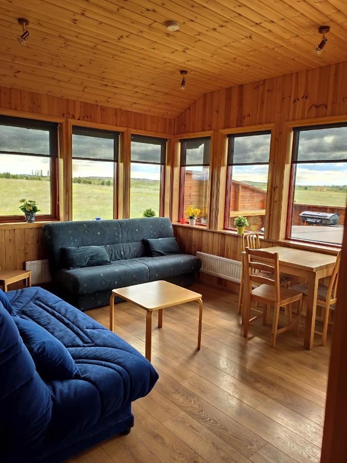 Bright And Peaceful Cabin With Views & Hot Tub Villa Selfoss Eksteriør billede